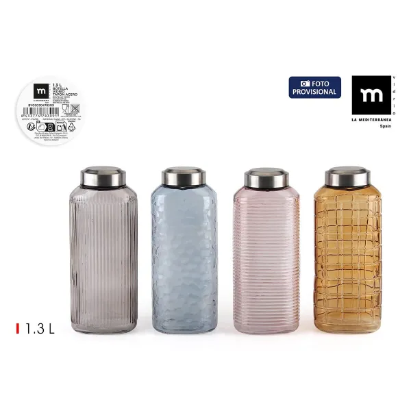 Стеклянная бутылка La Mediterránea Cтекло 1,3 L (12 штук)
