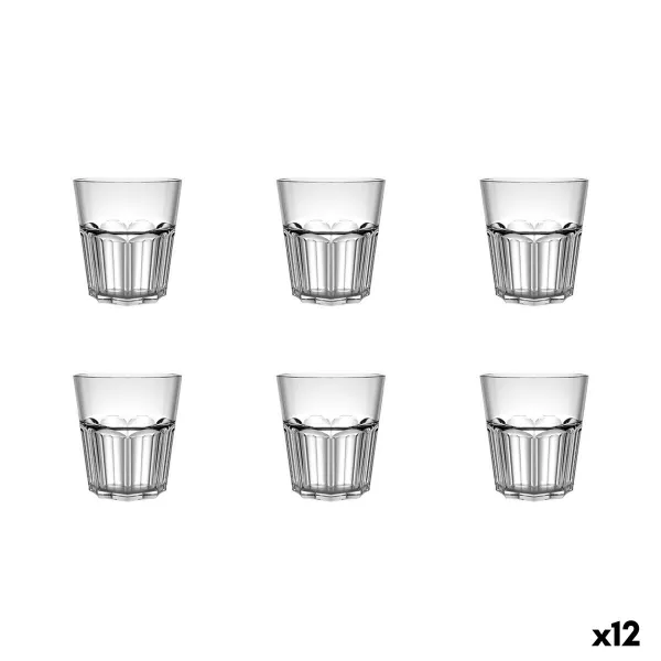 Taurelių rinkinys La Mediterránea Salor Skaidrus stiklas 43 ml 6 Dalys (12 vnt.)