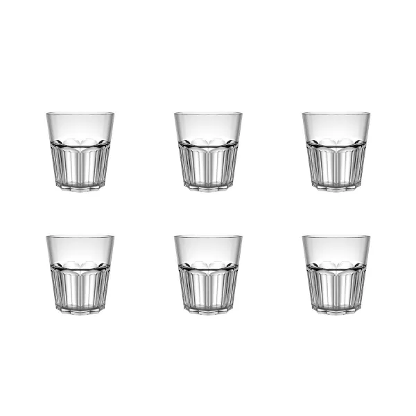 Taurelių rinkinys La Mediterránea Salor Skaidrus stiklas 43 ml 6 Dalys (12 vnt.)