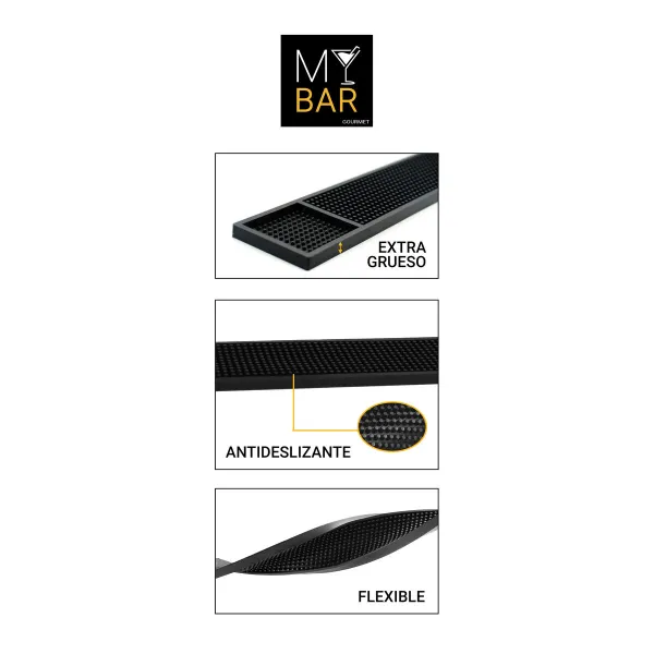 Сушилка для мойки My Bar 62 x 9 x 1 cm (18 штук)