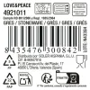 Tējas un kafijas tase La Mediterránea Love & Peace 180 ml (36 Vienības)