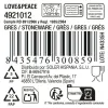 Чашка La Mediterránea Love&peace 340 ml (36 Vienības)