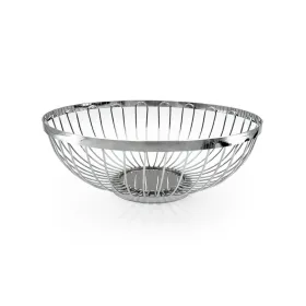 Breadbasket My Bar Silver Metal 25,5 x 9,5 cm (12 Units)