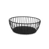 Breadbasket My Bar Black Metal Oval 20 x 15 x 8 cm (12 Units)