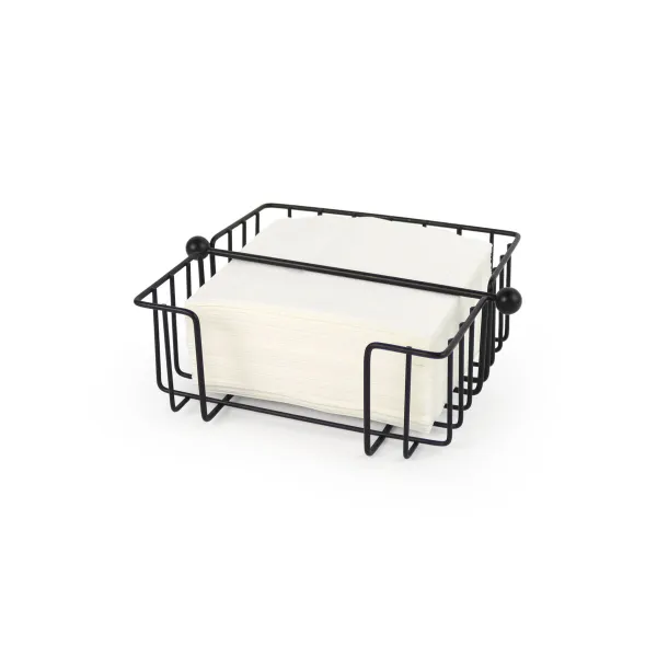 Коробка для салфеток My Bar Чёрный Металл 19 x 19 x 7,5 cm (12 штук)
