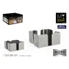 Napkin holder My Bar Steel 12 x 12 x 6 cm (24 Units)