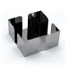 Napkin holder My Bar Steel 12 x 12 x 6 cm (24 Units)