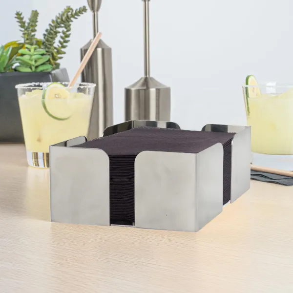 Коробка для салфеток My Bar Сталь 12 x 12 x 6 cm (24 штук)