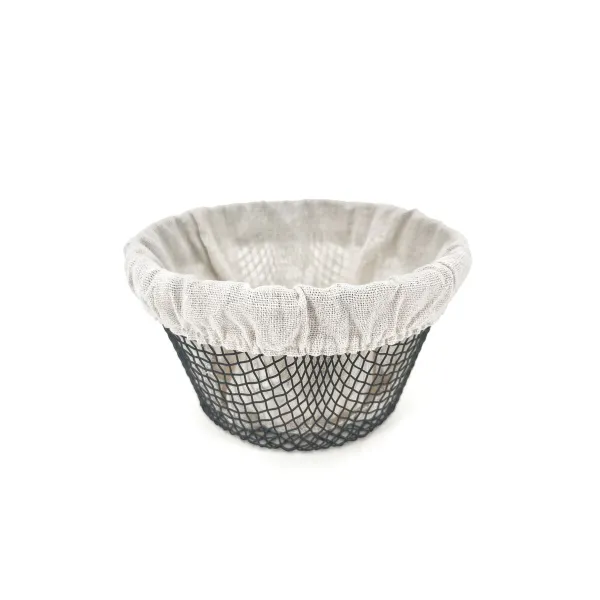 Duonos krepšelis Metalinis 18 x 18 x 10 cm (24 vnt.)
