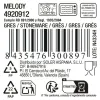 Puodelis La Mediterránea Melody 350 ml (36 Osaa)