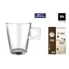 Osainen kahvikuppisetti La Mediterránea Lima liso Läpinäkyvä Lasi 210 ml 2 Kappaletta (36 Osaa)