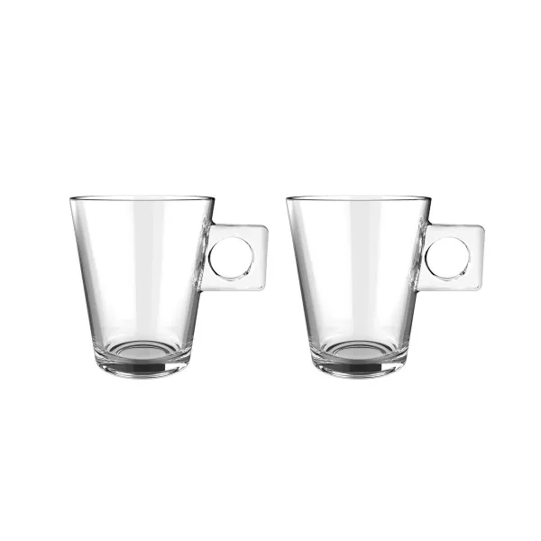 Komplekts ar kafijas tasēm La Mediterránea Lima liso Caurspīdīgs Stikls 210 ml 2 Daudzums (36 Vienības)