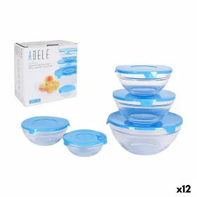 Appetizer Set Adele Blue 17 5 Pieces (12 Units)