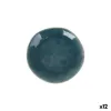 Плоская тарелка La Mediterránea Ocean blue Керамика Ø 21 cm (12 штук)