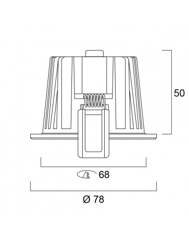 INST ECO KIT LED 36 WH FIX SD