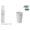 Glāžu komplekts Algon Balts 250 ml 50 Daudzums (18 gb.)