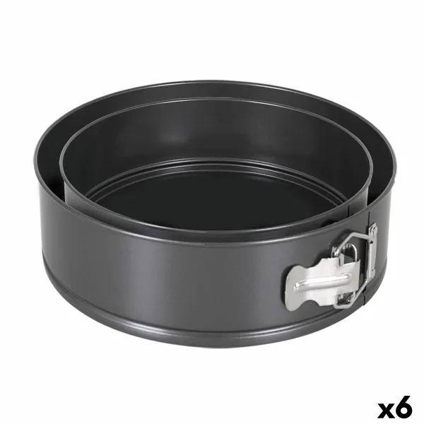 Irtopohjavuoka Quttin Musta 20 x 6,8+24 x 7 cm 2 Kappaletta (6 osaa)