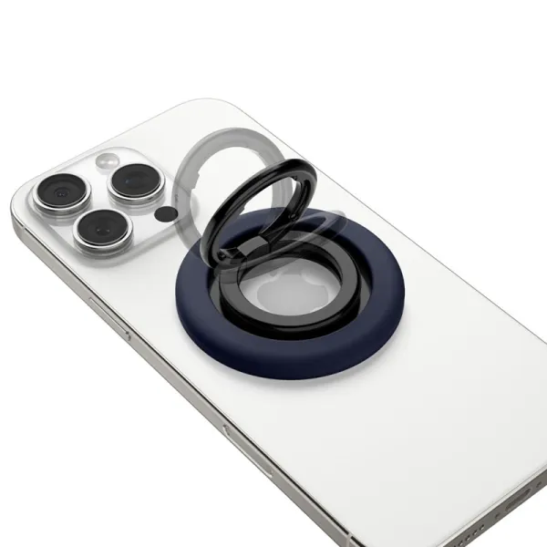 Spigen Nano Pop MagSafe Phone Ring - Finger holder with stand function (Bluberry Navy)