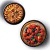 Atsperu Formas Panna Quttin Melns 24 x 7+28 x 6,8 cm 2 Daudzums (6 gb.)