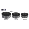 Atsperu Formas Panna Quttin Melns 24 x 7+28 x 6,8 cm 3 Daudzums (6 gb.)