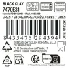 Puodelis La Mediterránea Black clay (36 Vienetai)