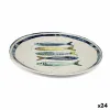 Плоская тарелка La Mediterránea Peixe 25,5 cm (24 штук)
