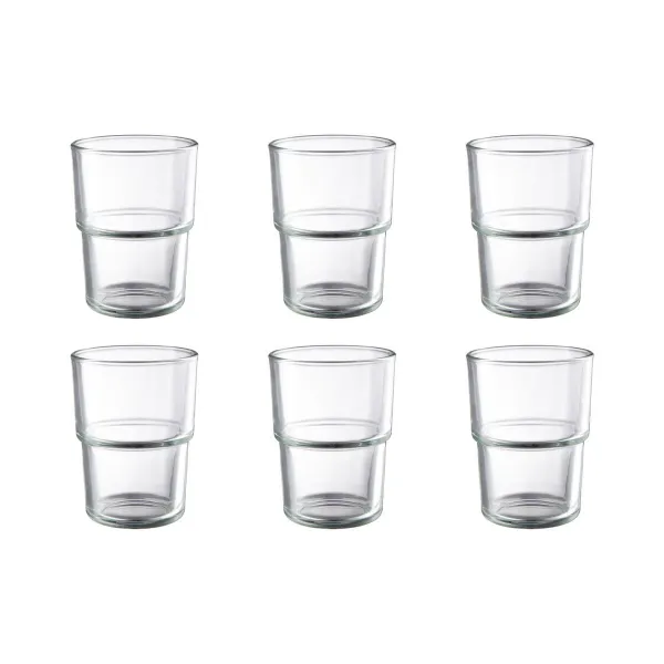 Set of glasses La Mediterránea Leza 400 ml 6 Pieces (8 Units)
