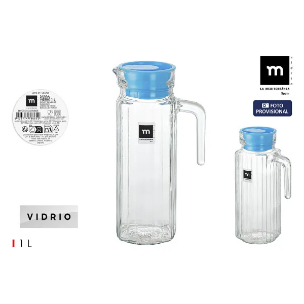 Кружка La Mediterránea Cтекло 1 L (12 штук)