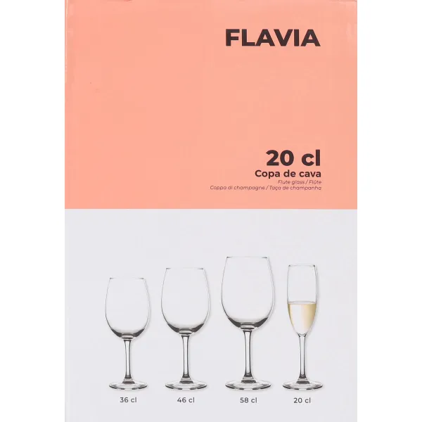 Бокал для шампанского Alfares Flavia 200 ml (24 штук)