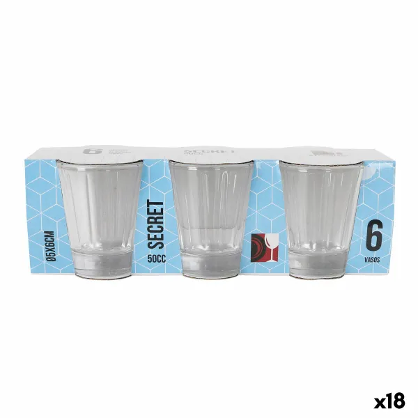 Šota Glāžu Komplekts Arcoglass Secret 50 ml 6 Daudzums (18 gb.)