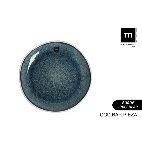Flat Plate La Mediterránea Savina ø 21 x 3 cm (12 Units)