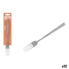 Haarukkasetti Quttin LOUVRE Hopeinen 2 mm 21 x 2,4 cm 3 Kappaletta (12 osaa)