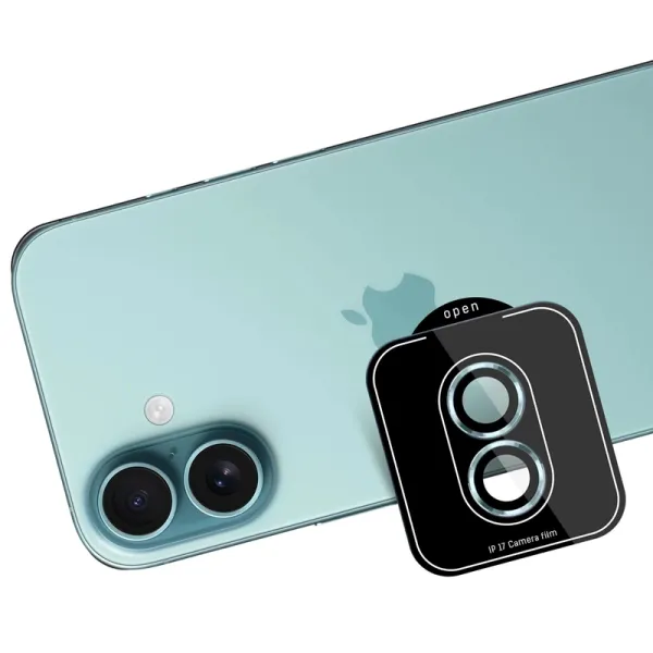 3mk Lens Protection Pro - Camera Lens Glass for iPhone 17 (Green)