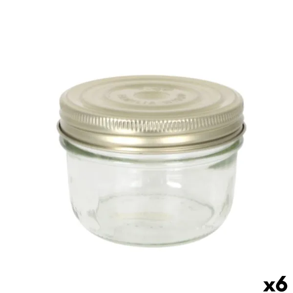 яс Le Parfait Wiss Прозрачный Позолоченный 350 ml герметический (6 штук)