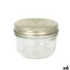 яс Le Parfait Wiss Прозрачный Позолоченный 350 ml герметический (6 штук)