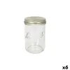 яс Le Parfait Wiss Прозрачный Позолоченный 750 ml герметический (6 штук)