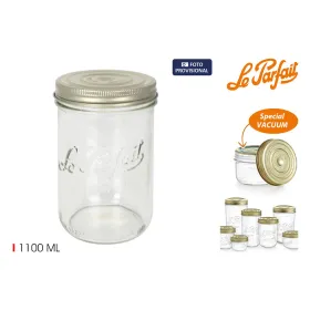 яс Le Parfait Wiss Прозрачный Позолоченный 1 L герметический (6 штук)
