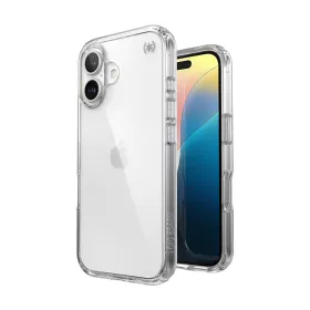 Speck Presidio Perfect-Clear - iPhone 16 Case (Clear)