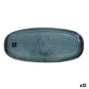 Serving Platter La Mediterránea Savina Oval Ø 25,5 x 11,6 x 2,4 cm (12 Units)