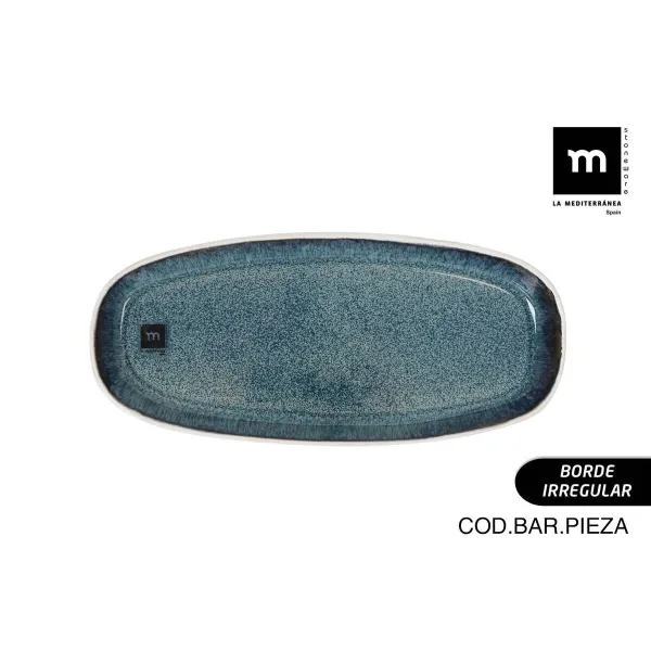 Vuoka La Mediterránea Savina Ovaali Ø 25,5 x 11,6 x 2,4 cm (12 osaa)