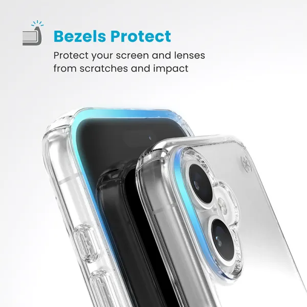 Speck Presidio Perfect-Clear - iPhone 16 Case (Clear)
