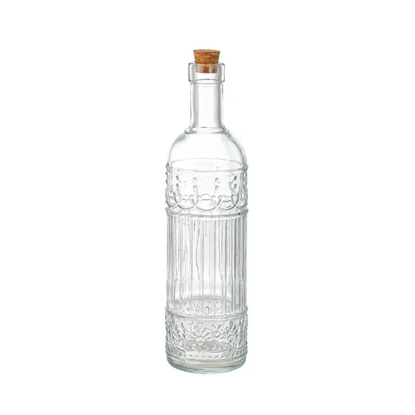 Стеклянная бутылка La Mediterránea Прозрачный Kорка Cтекло 1 L (12 штук)