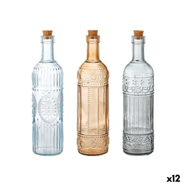 Стеклянная бутылка La Mediterránea Kорка Cтекло 1 L (12 штук)