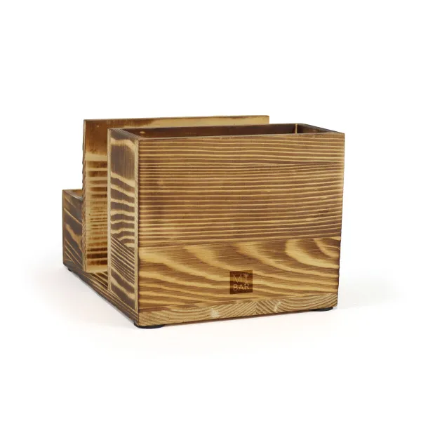 Multi-Purpose Organiser My Bar Wood 14,5 x 18 x 12 cm (6 Units)