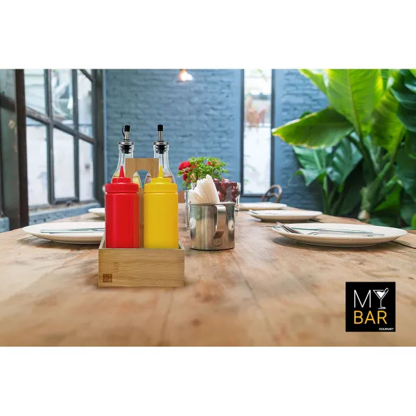 Подставка для специй из бамбука My Bar Бамбук 15 x 15 x 22 cm (12 штук)