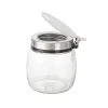 Sugar Bowl La Mediterránea Transparent Silver Glass Steel 0,25 L 7 x 8,7 cm (24 Units)