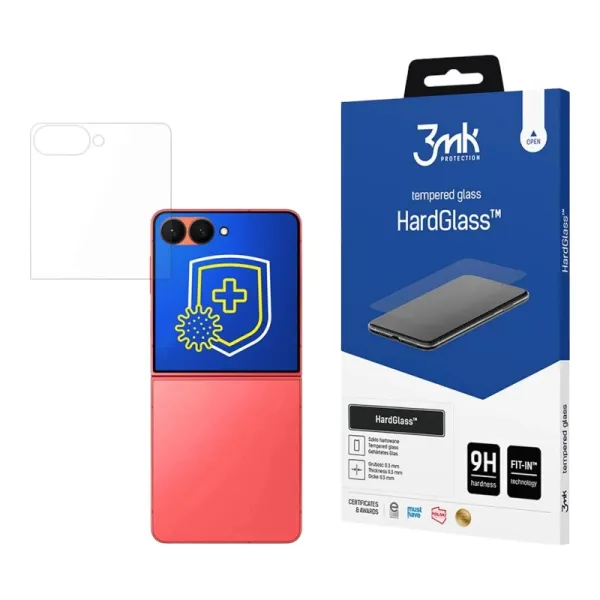 3mk HardGlass - Tempered glass for Samsung Galaxy Z Flip 7 (front)