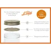 яс Le Parfait Wiss Прозрачный Позолоченный 200 ml герметический (6 штук)