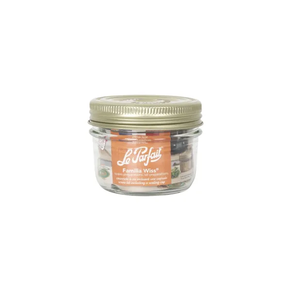 яс Le Parfait Wiss Прозрачный Позолоченный 200 ml герметический (6 штук)