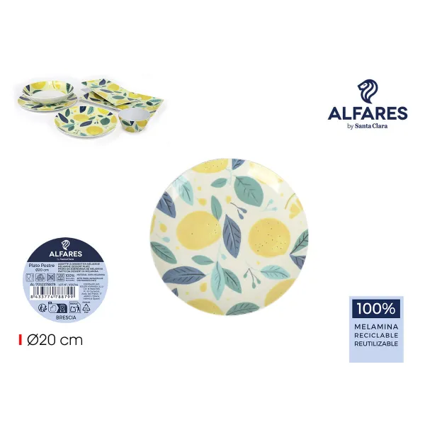 Блюдо для десертов Alfares BRESCIA 20 cm (24 штук)